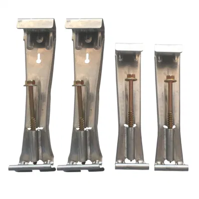 5′ ′ 6′ ′ Aluminum Rain Hidden K Style Gutter Hanger with Screw for Gutter Accessories