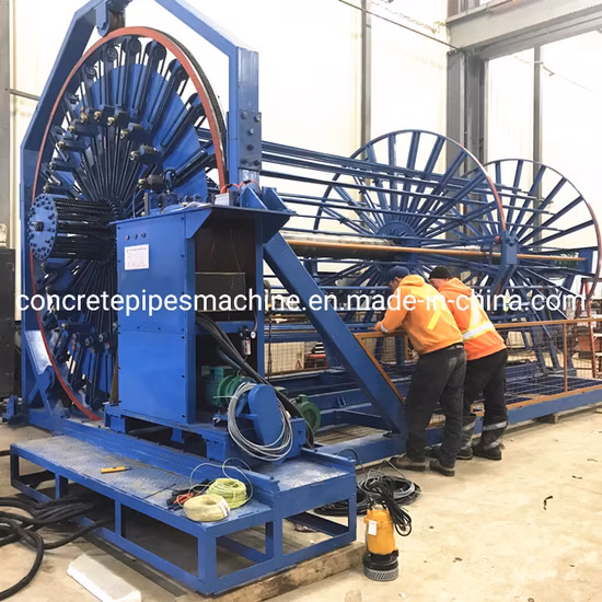 Concrete Pipe Forming Machine Steel Moulds for Making Concrete Pipes Reinforced Bar Cage Welding Equipment